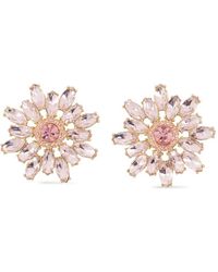 Self-Portrait - Flower-Shaped Earrings - Lyst