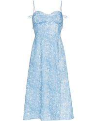 Reformation Midi-jurk - Blauw