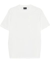 Emporio Armani - Logo Cotton T-Shirt - Lyst