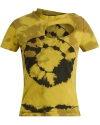 OTTOLINGER - Cut-Out Printed T-Shirt - Lyst