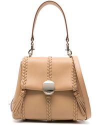 Chloé - Penelope Leather Tote Bag - Lyst