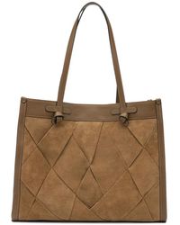 Gianni Chiarini - Borsa A Spalla Marcella Con Motivo Intrecciato - Lyst