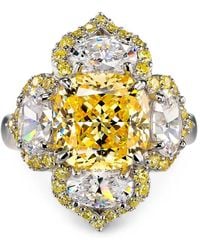 Anabela Chan - Lotus Diamond Ring - Lyst