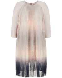 Armani Exchange - Gradient Lace Belted Minidress - Lyst