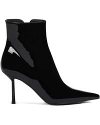 Le Silla - 80Mm Bella Patent Pointed-Toe Ankle Boots - Lyst