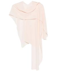 Patrizia Pepe - Écharpe Drapée À Breloque Logo - Lyst