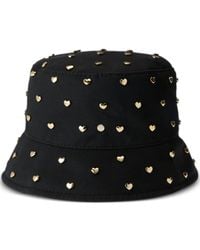 Maison Michel - Axel Stud-Embellished Bucket Hat - Lyst
