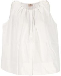 Marella - Pleated Sleeveless Top - Lyst