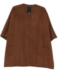Liska - Button-Up Short-Sleeve Coat - Lyst