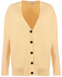 Jil Sander - ニットカーディガン - Lyst