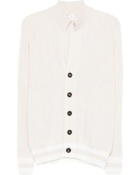 Eleventy - Gerippter Cardigan Aus Kaschmir - Lyst