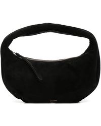 KHAITE - Mini Olivia Suede Tote Bag - Lyst