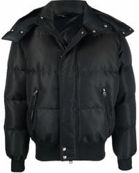 McQueen - Gepolsterter Bomber aus Wollmischung - Lyst