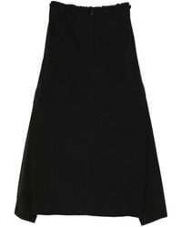 Y's Yohji Yamamoto - Paneled Flare Midi Skirt - Lyst