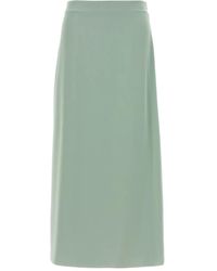 Max Mara - Falda midi con abertura lateral - Lyst