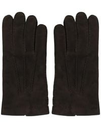 Moorer - Topstitched Gloves - Lyst