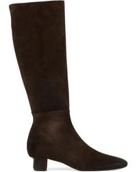 Marsèll - Kniehohe Stiefel Aus Wildleder - Lyst