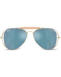Ray-Ban - X Dolce&Gabbana The Outdoorsman Pilot-Frame Sunglasses - Lyst