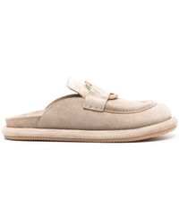 Moncler - Bell Suède Slippers - Lyst