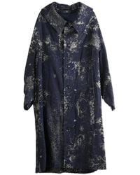 Y's Yohji Yamamoto - Jacquard-Patterned Single-Breasted Coat - Lyst