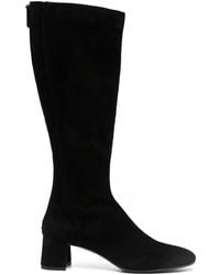 Aquazzura - Kniehohe Stiefel Mit Runder Kappe - Lyst