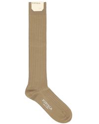 Fortela - Bob Ribbed Knee High Socks - Lyst