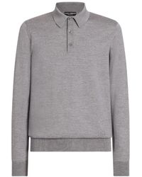 Dolce & Gabbana - Knit Cashmere Polo Shirt - Lyst