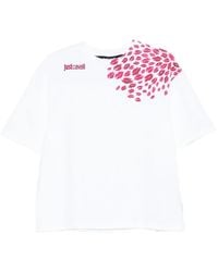 Just Cavalli - Printed T-Shirt - Lyst