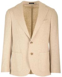 Al Duca d'Aosta - Single-Breasted Cashmere Jacket - Lyst