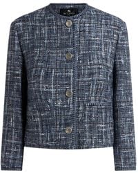 Etro - Logo-Button Jacket - Lyst