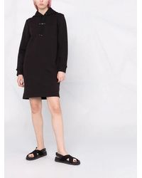Calvin Klein Leopard-print Sheath Dress in Black | Lyst