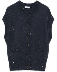 Brunello Cucinelli - スパンコール カーディガン - Lyst