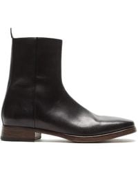Acne Studios - Leather Ankle Boots - Lyst