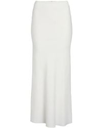 Giambattista Valli - High-Waist Crepe Maxi Skirt - Lyst