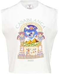 CASABLANCA - Graphic-Print Tank Top - Lyst