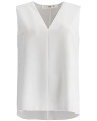 F.it - Top Con Cuello En V - Lyst