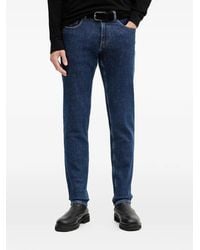 Trussardi - Close Belt Straight-Leg Jeans - Lyst