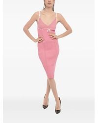 Cormio - Naomi Ribbed-Knit Fitted Midi Dress - Lyst