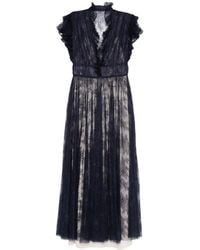 Alberta Ferretti - Polyamide Lace Dress - Lyst