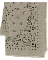 Kujten - Paisley-Pattern Cashmere Scarf - Lyst