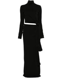 Sportmax - Spxscout Tie-Detail Maxi Dress - Lyst