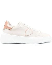Philippe Model - Tres Temple Lace-Up Sneakers - Lyst