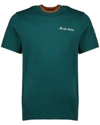 Moncler - Logo-Embroidered T-Shirt - Lyst
