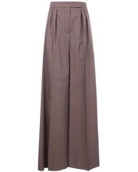 Max Mara - High Waist Plooibroek - Lyst