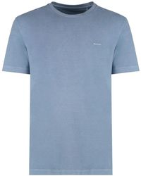 GANT - Logo-Embroidered T-Shirt - Lyst