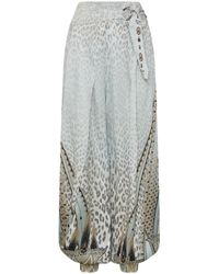 CAMILLA - Asymmetrical Belted Trousers - Lyst