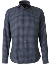 Canali - Overhemd Met Patroon - Lyst