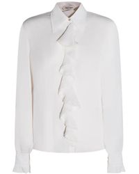Alberta Ferretti - Ruffled Shirt - Lyst