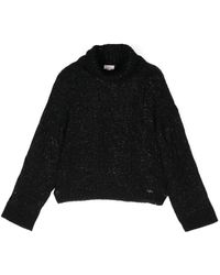 Liu Jo - Cable-Knit Sweater - Lyst