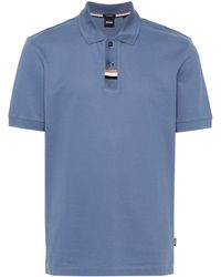 BOSS - Polo en coton piqué - Lyst